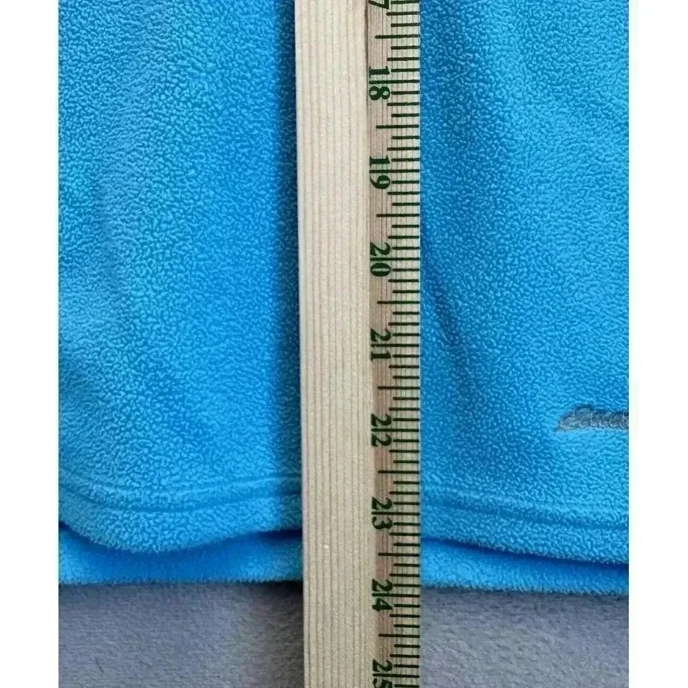 Eddie Bauer Women's Size Medium Blue Fleece 1/4‎ Zip Pullover Sweater - Picture 6 of 8